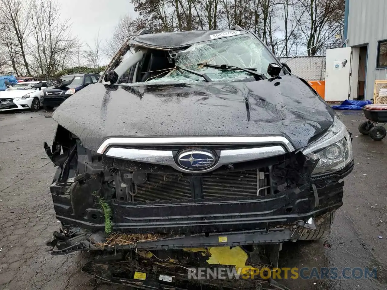 5 fotografías del automóvil dañado JF2SKAUC3KH549968 SUBARU FORESTER 2019