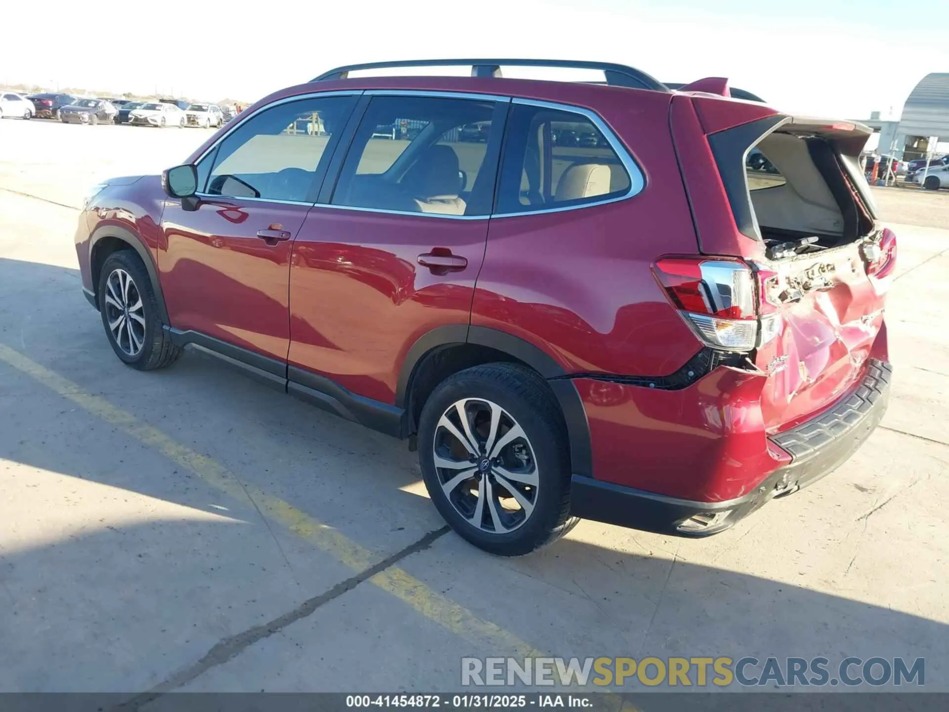 3 fotografías del automóvil dañado JF2SKAUC3KH590813 SUBARU FORESTER 2019