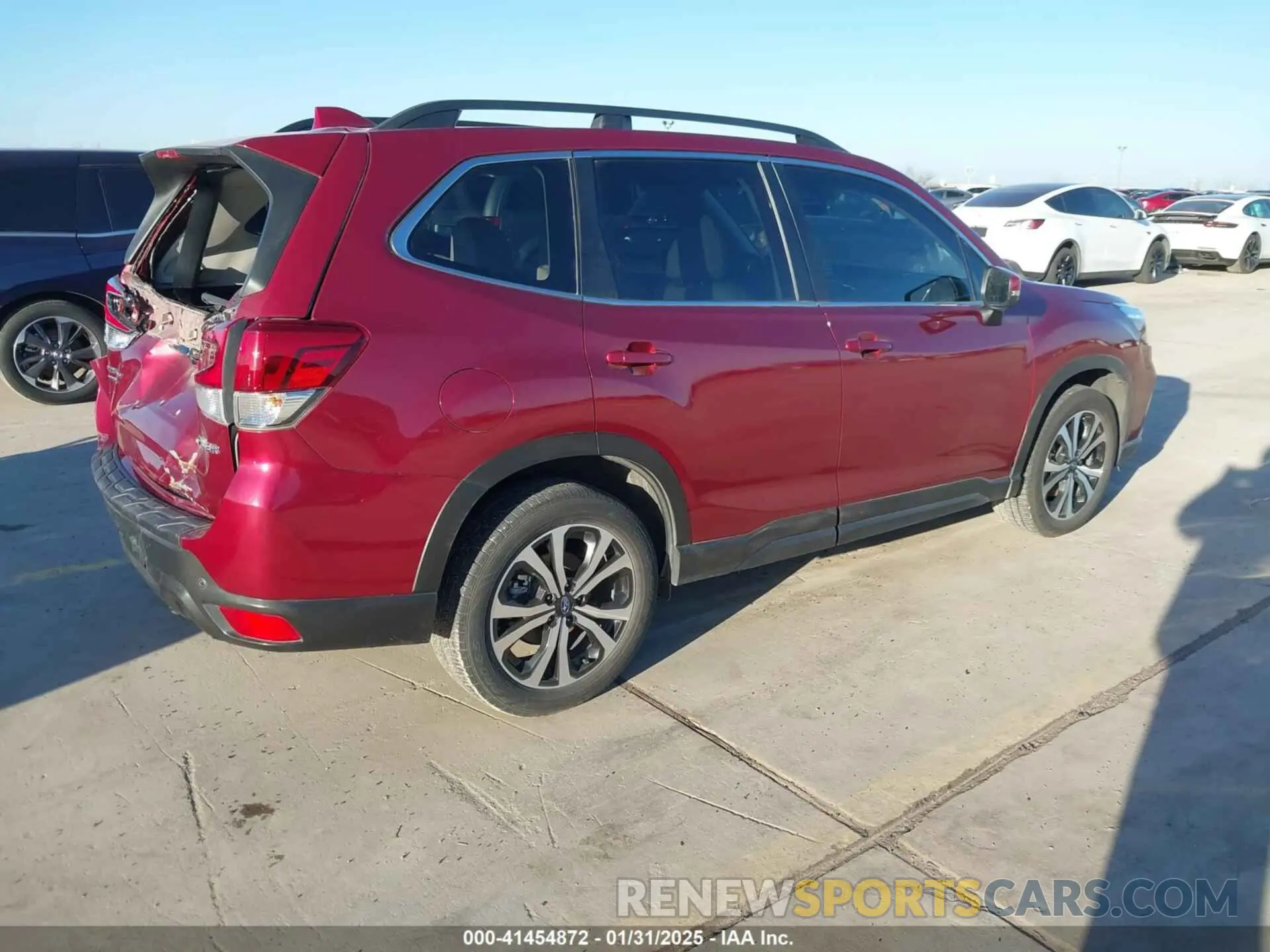 4 fotografías del automóvil dañado JF2SKAUC3KH590813 SUBARU FORESTER 2019