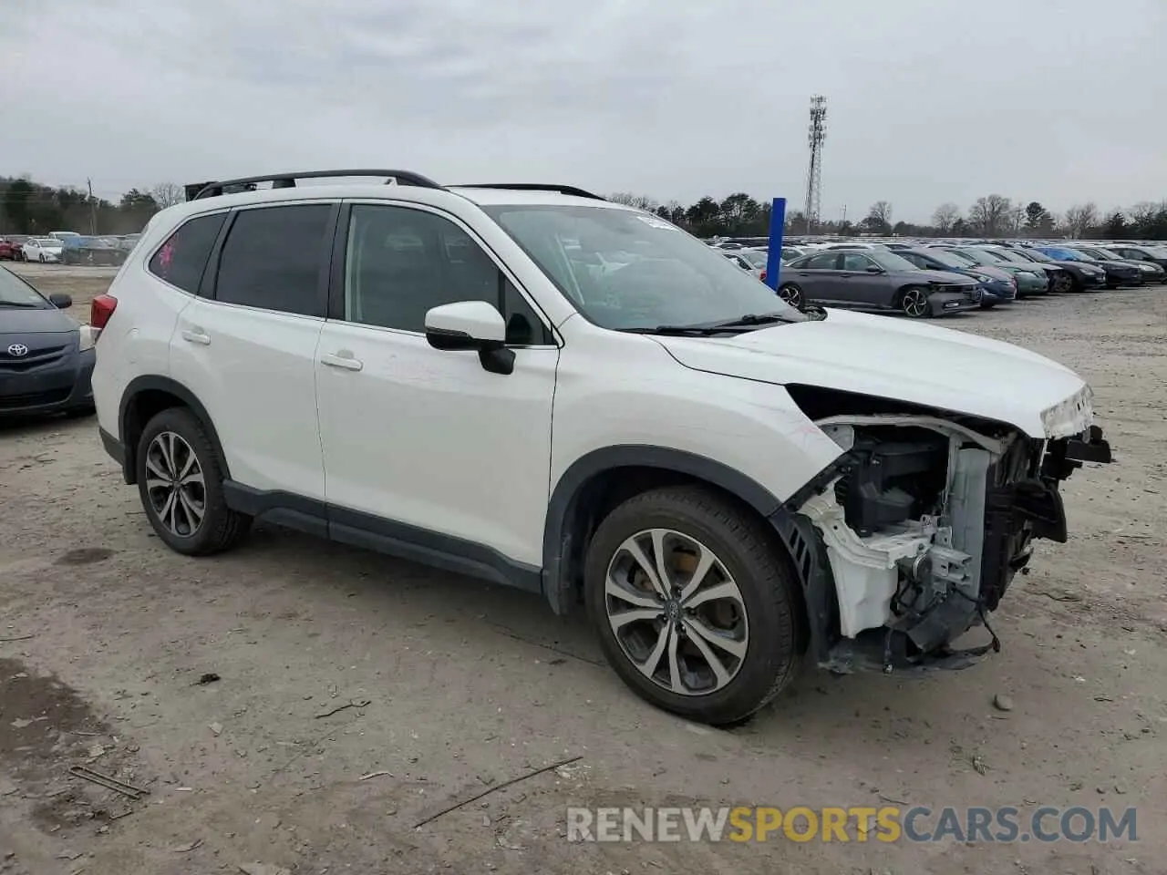 4 fotografías del automóvil dañado JF2SKAUC6KH568918 SUBARU FORESTER 2019