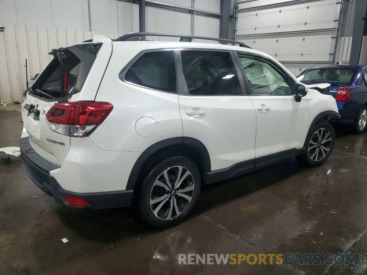 3 fotografías del automóvil dañado JF2SKAUC7KH445371 SUBARU FORESTER 2019