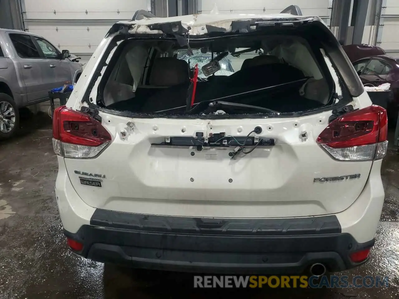 6 fotografías del automóvil dañado JF2SKAUC7KH445371 SUBARU FORESTER 2019