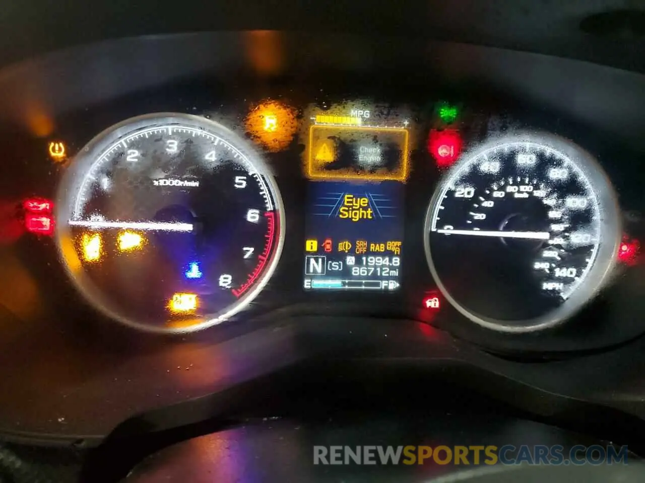9 fotografías del automóvil dañado JF2SKAUC7KH445371 SUBARU FORESTER 2019