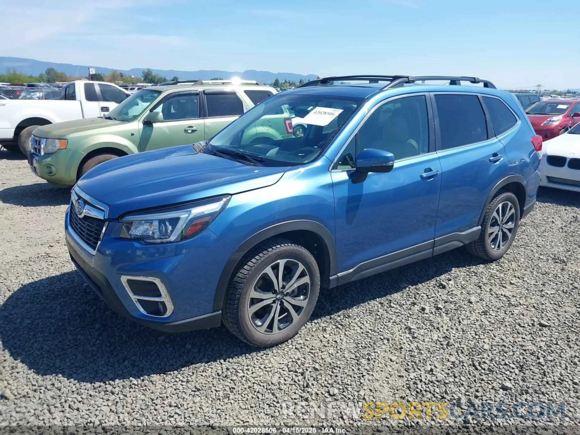 2 fotografías del automóvil dañado JF2SKAUC7KH552131 SUBARU FORESTER 2019