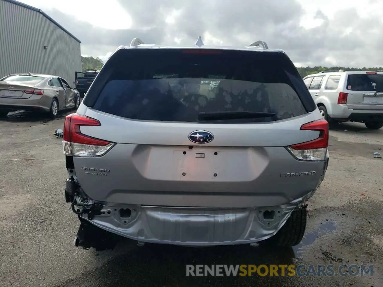 6 fotografías del automóvil dañado JF2SKAUC7KH593617 SUBARU FORESTER 2019