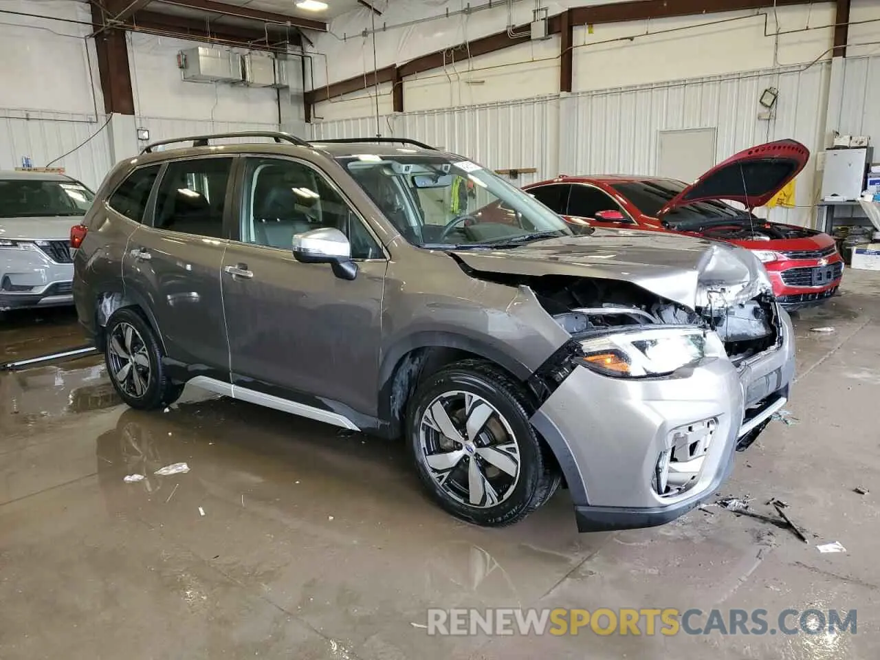 4 fotografías del automóvil dañado JF2SKAWC0KH512275 SUBARU FORESTER 2019