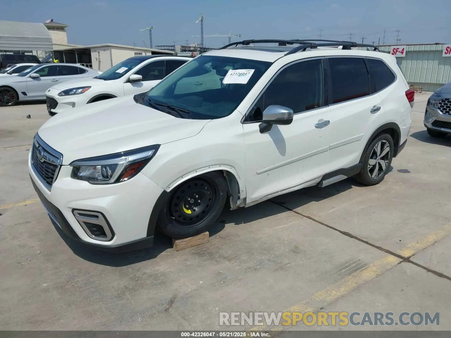 2 fotografías del automóvil dañado JF2SKAWC2KH595689 SUBARU FORESTER 2019