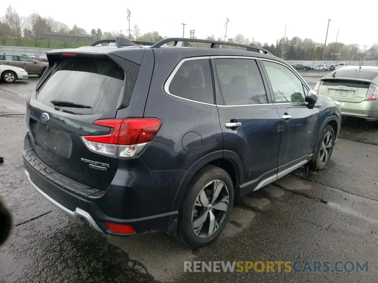 3 fotografías del automóvil dañado JF2SKAWC3KH417449 SUBARU FORESTER 2019