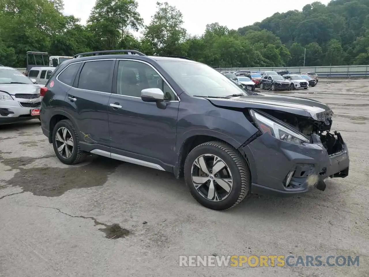 4 fotografías del automóvil dañado JF2SKAWC5KH410146 SUBARU FORESTER 2019
