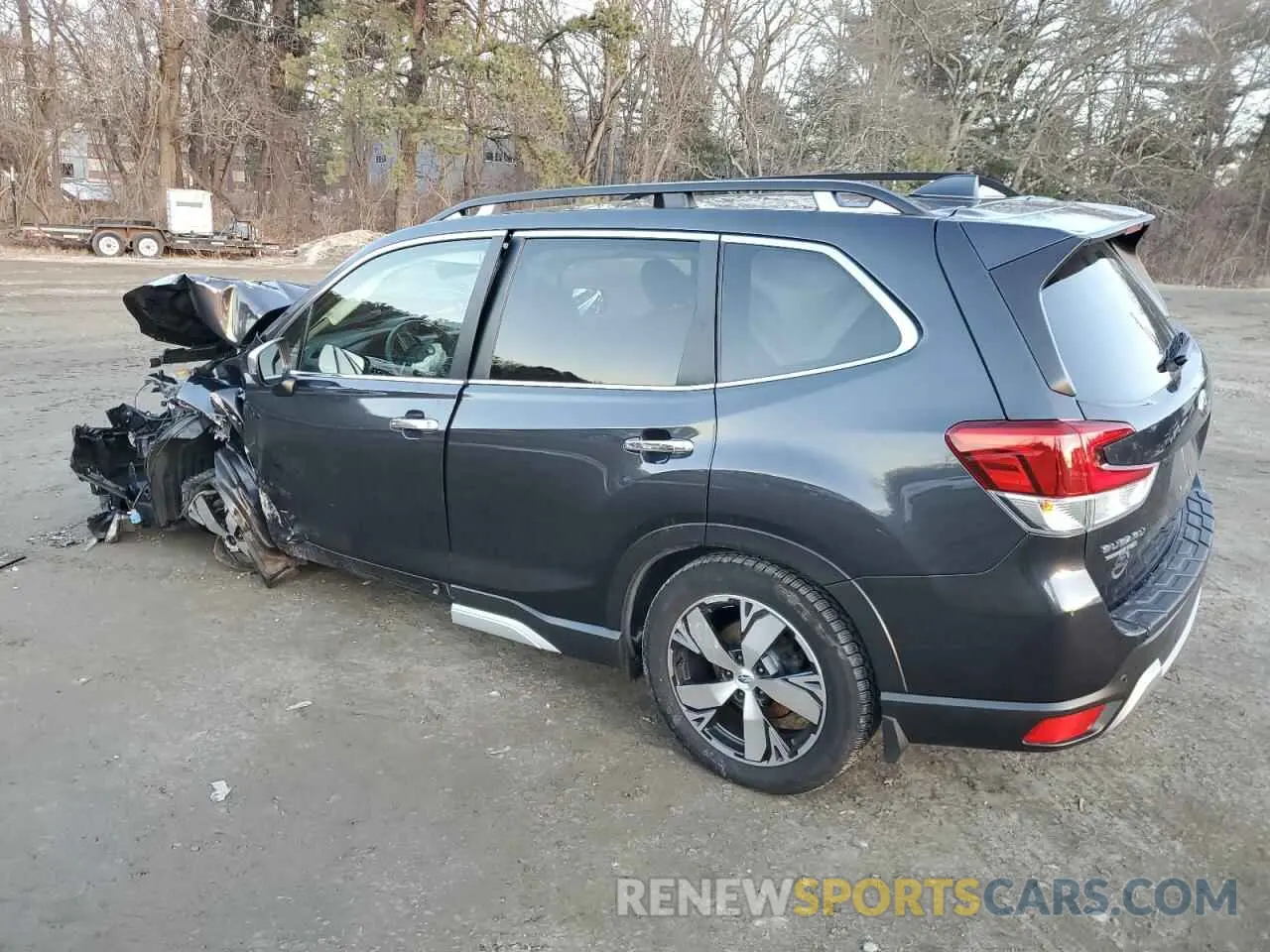 2 fotografías del automóvil dañado JF2SKAWC5KH450906 SUBARU FORESTER 2019