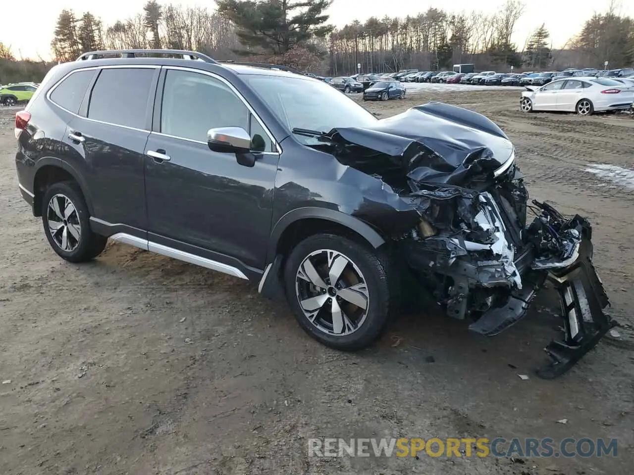 4 fotografías del automóvil dañado JF2SKAWC5KH450906 SUBARU FORESTER 2019