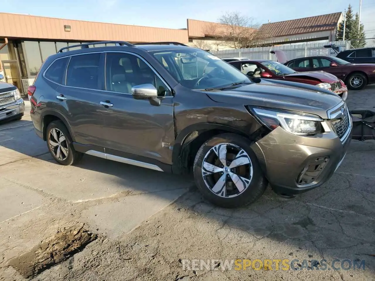 4 fotografías del automóvil dañado JF2SKAWC6KH546687 SUBARU FORESTER 2019