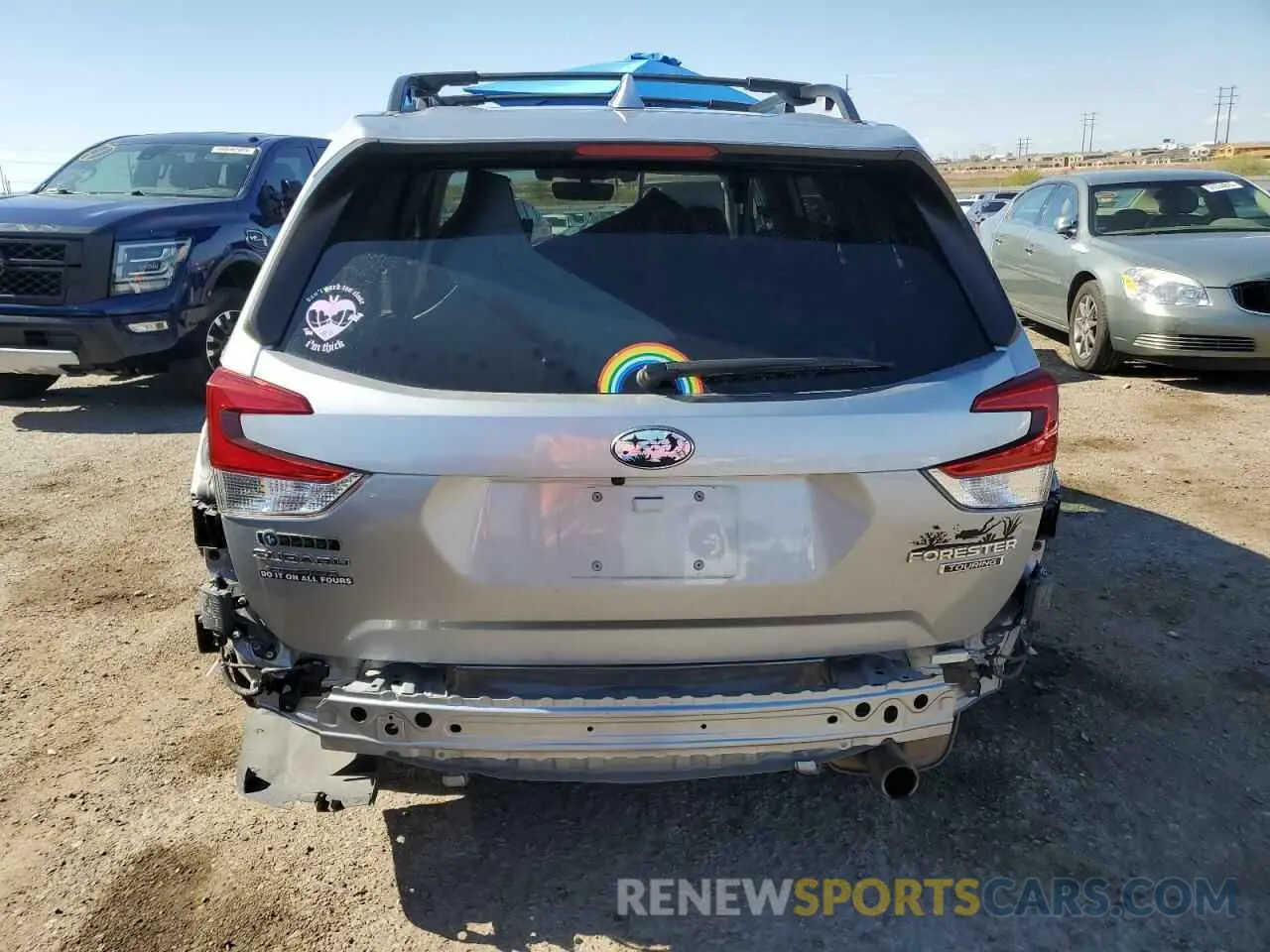 6 fotografías del automóvil dañado JF2SKAWC7KH540137 SUBARU FORESTER 2019