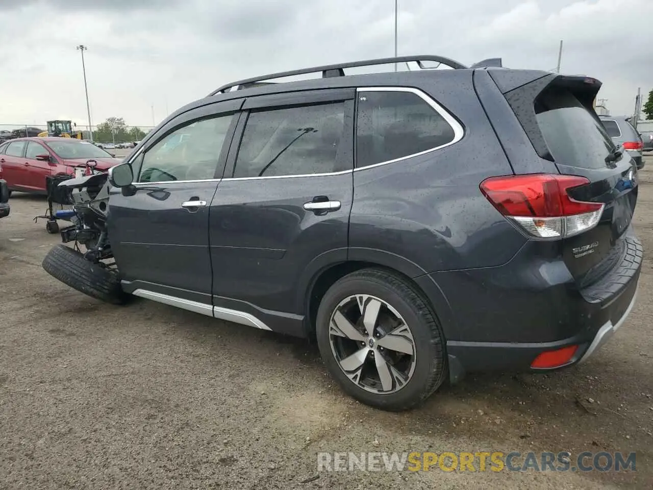 2 fotografías del automóvil dañado JF2SKAWC7KH590178 SUBARU FORESTER 2019