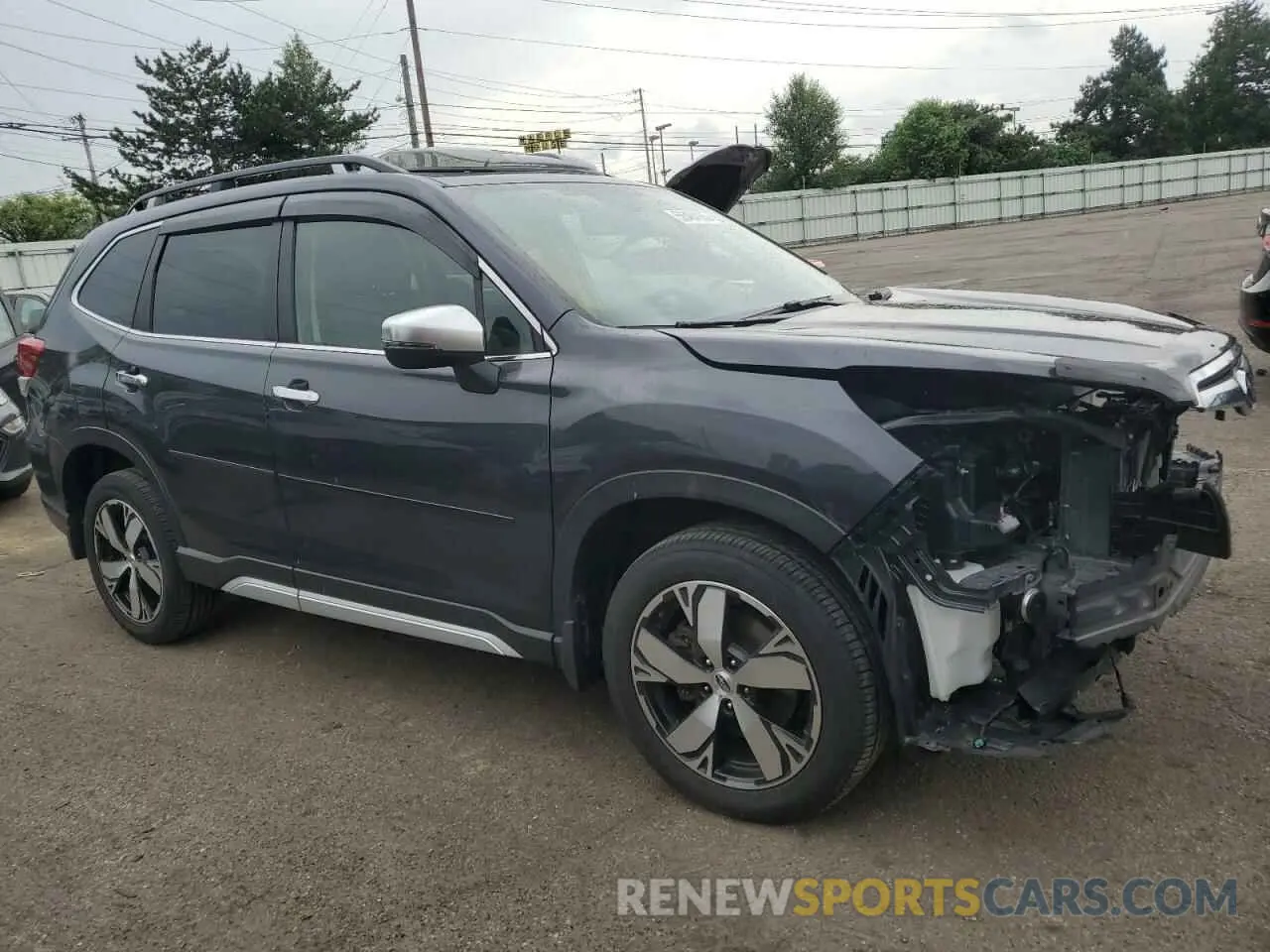 4 fotografías del automóvil dañado JF2SKAWC7KH590178 SUBARU FORESTER 2019