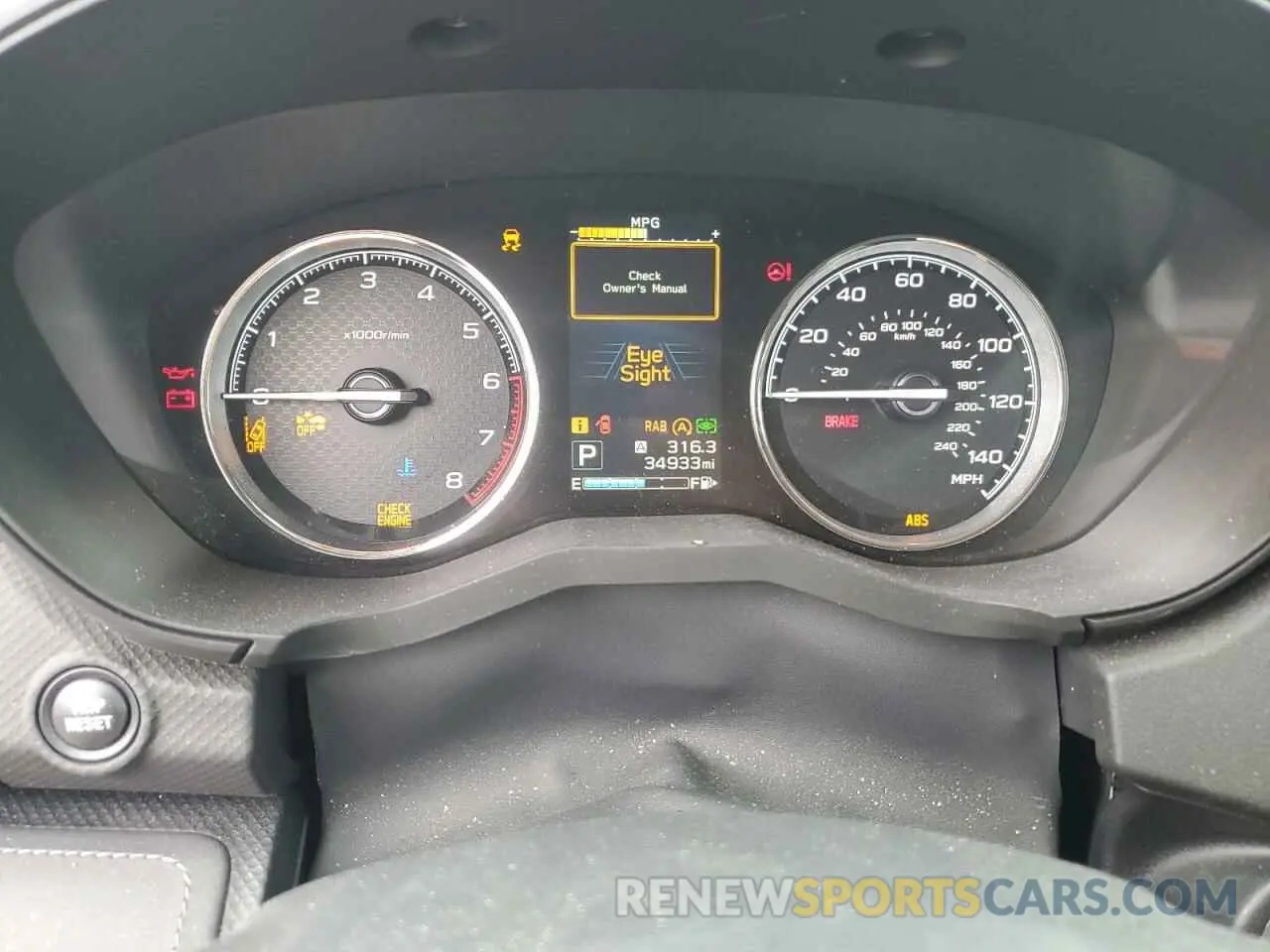 9 fotografías del automóvil dañado JF2SKAWC7KH590178 SUBARU FORESTER 2019