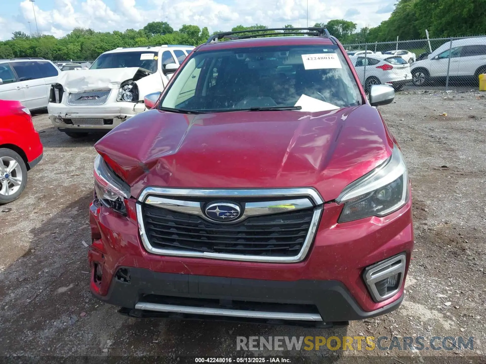 12 fotografías del automóvil dañado JF2SKAWCXKH434118 SUBARU FORESTER 2019