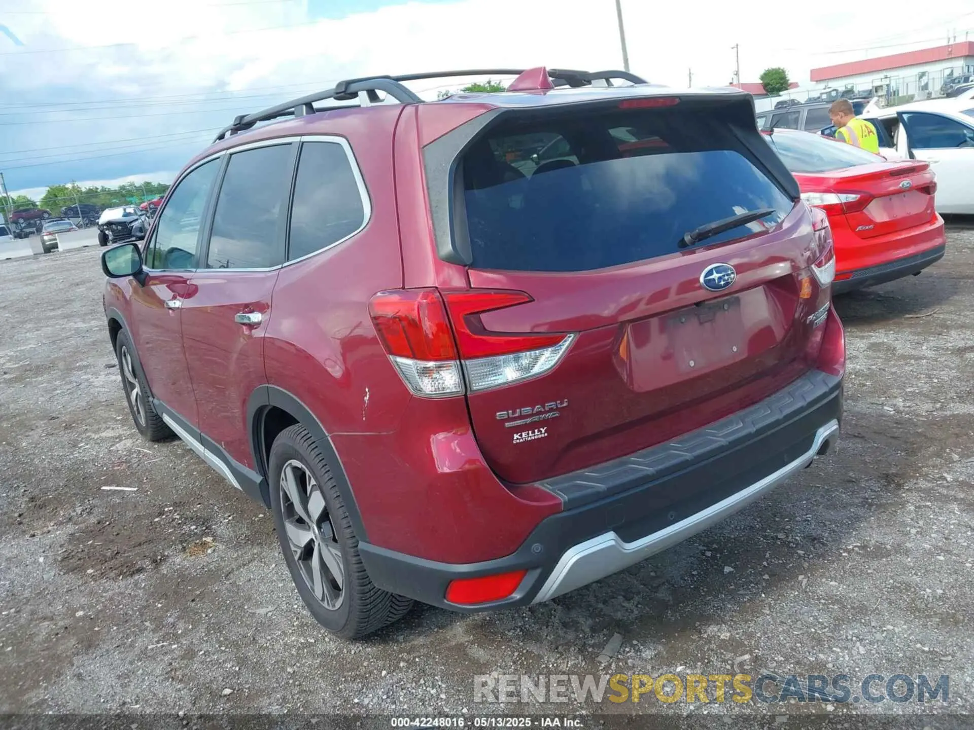 3 fotografías del automóvil dañado JF2SKAWCXKH434118 SUBARU FORESTER 2019