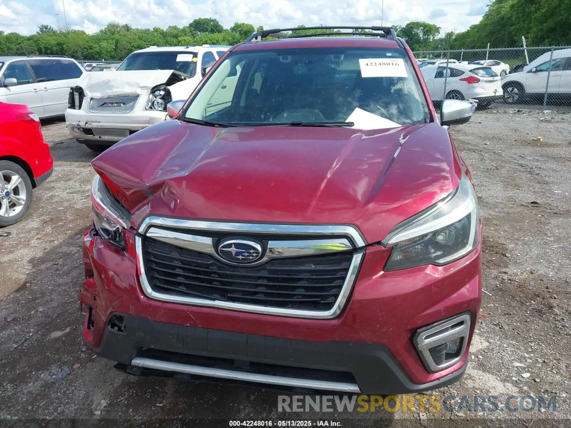 6 fotografías del automóvil dañado JF2SKAWCXKH434118 SUBARU FORESTER 2019