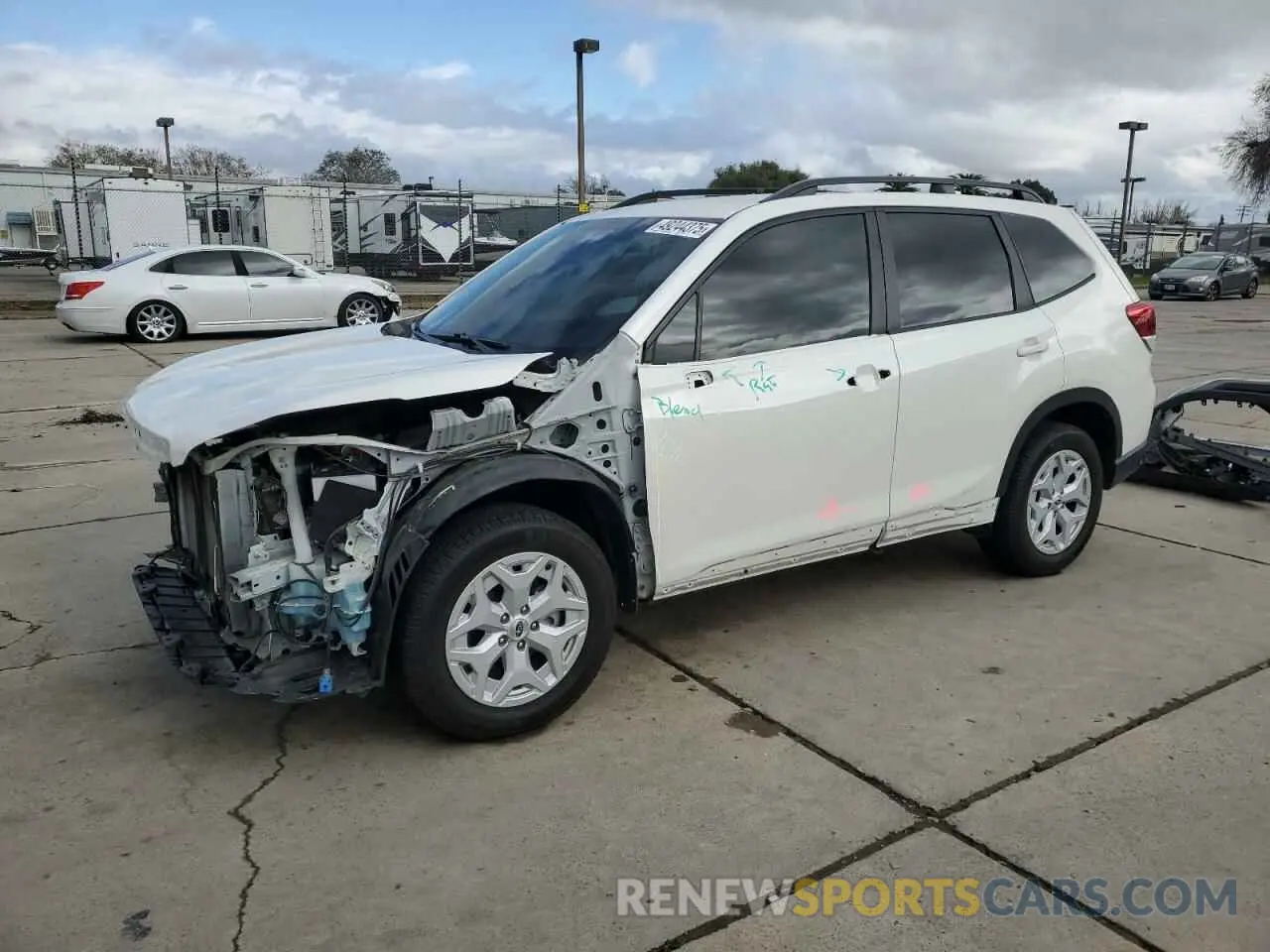 1 fotografías del automóvil dañado JF2SKADC1LH425005 SUBARU FORESTER 2020