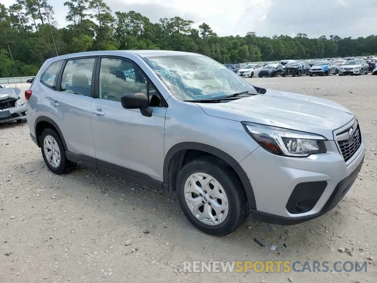 4 fotografías del automóvil dañado JF2SKADC1LH459686 SUBARU FORESTER 2020
