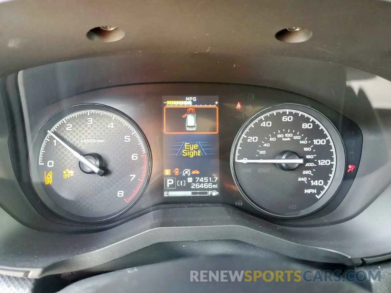 9 fotografías del automóvil dañado JF2SKADC1LH459686 SUBARU FORESTER 2020