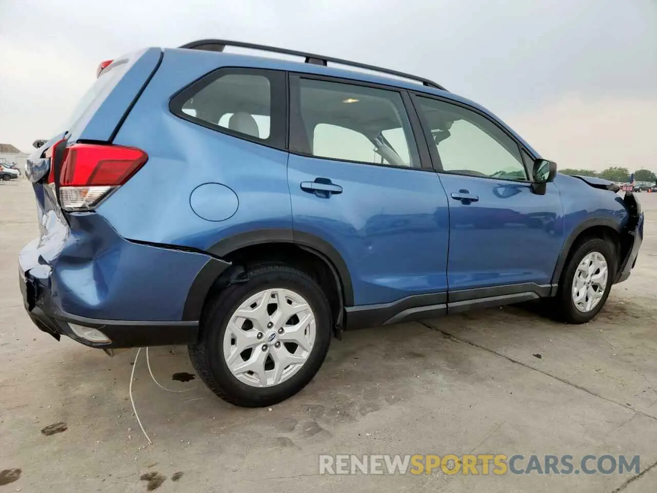 3 fotografías del automóvil dañado JF2SKADC1LH567662 SUBARU FORESTER 2020