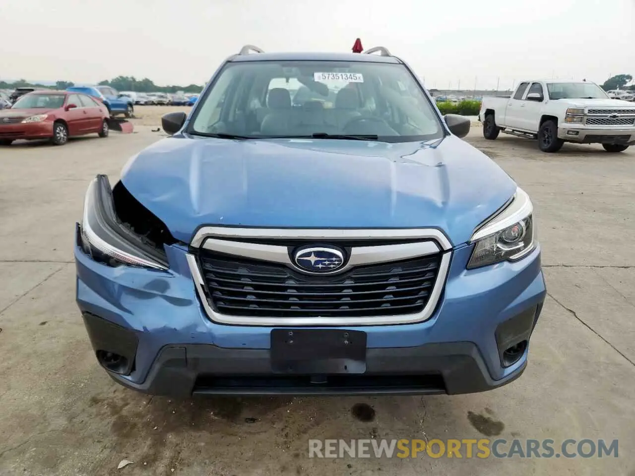 5 fotografías del automóvil dañado JF2SKADC1LH567662 SUBARU FORESTER 2020