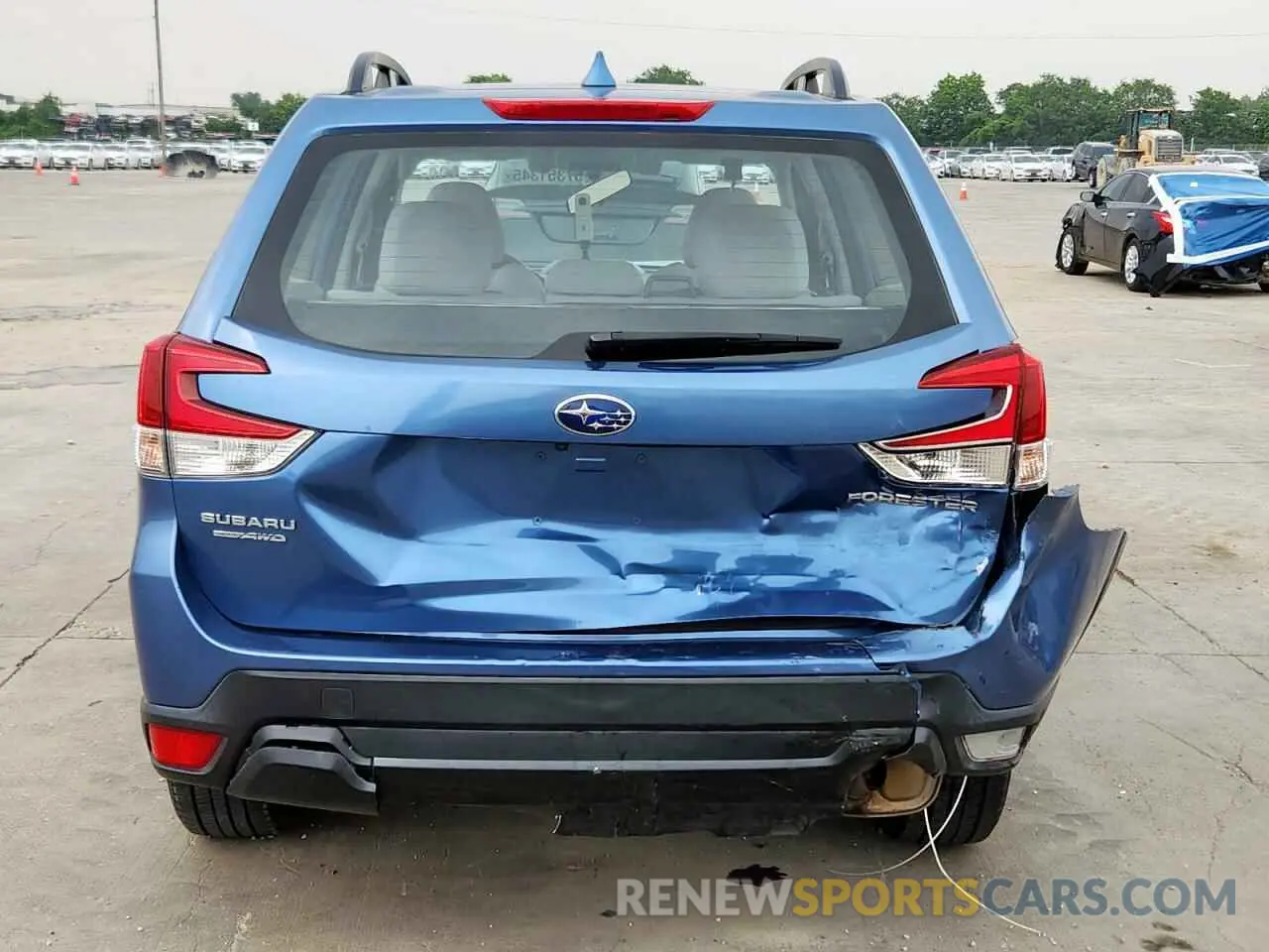 6 fotografías del automóvil dañado JF2SKADC1LH567662 SUBARU FORESTER 2020