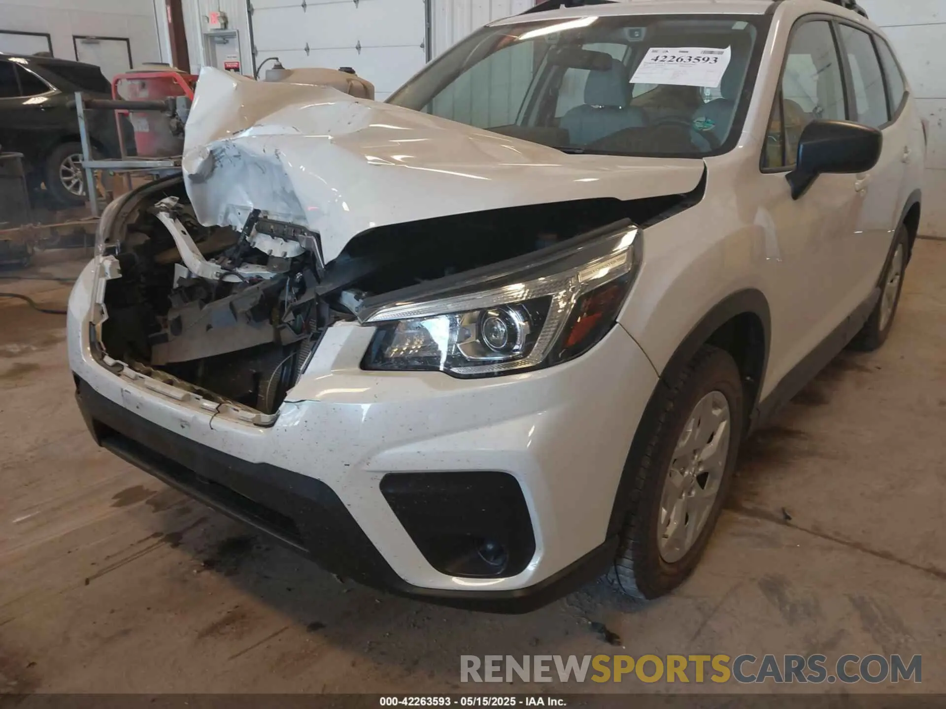 6 fotografías del automóvil dañado JF2SKADC5LH441045 SUBARU FORESTER 2020