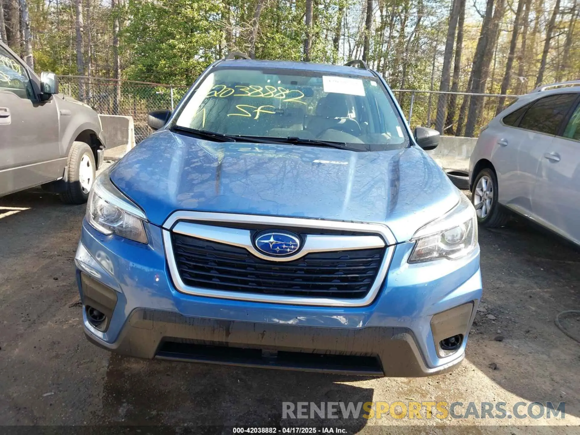 12 fotografías del automóvil dañado JF2SKADC5LH482601 SUBARU FORESTER 2020