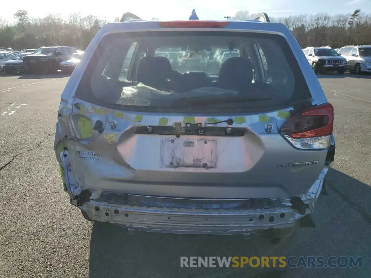 6 fotografías del automóvil dañado JF2SKADC5LH534292 SUBARU FORESTER 2020