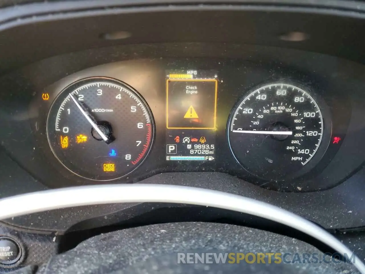 9 fotografías del automóvil dañado JF2SKADC5LH534292 SUBARU FORESTER 2020