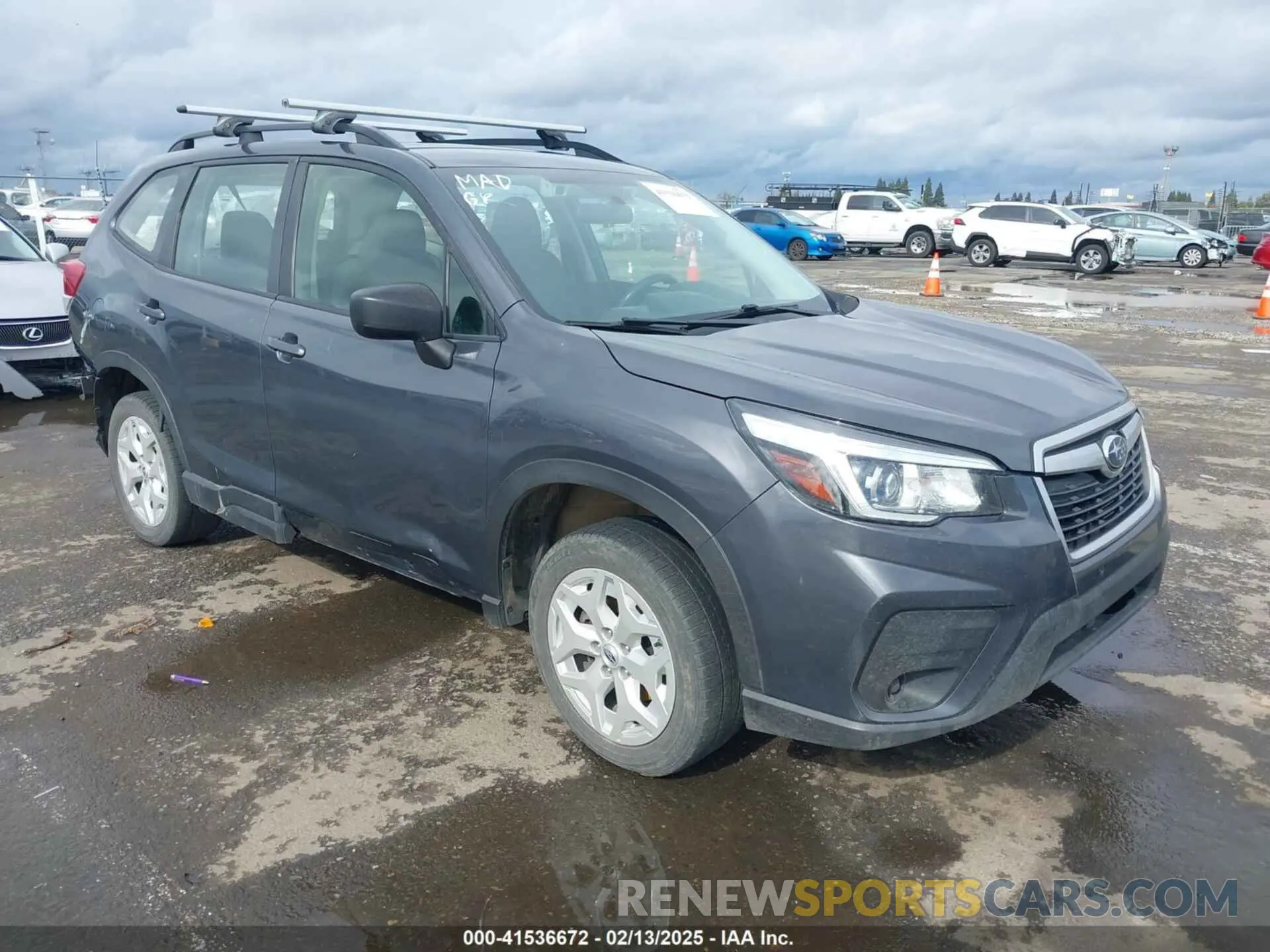 1 fotografías del automóvil dañado JF2SKADC6LH583825 SUBARU FORESTER 2020