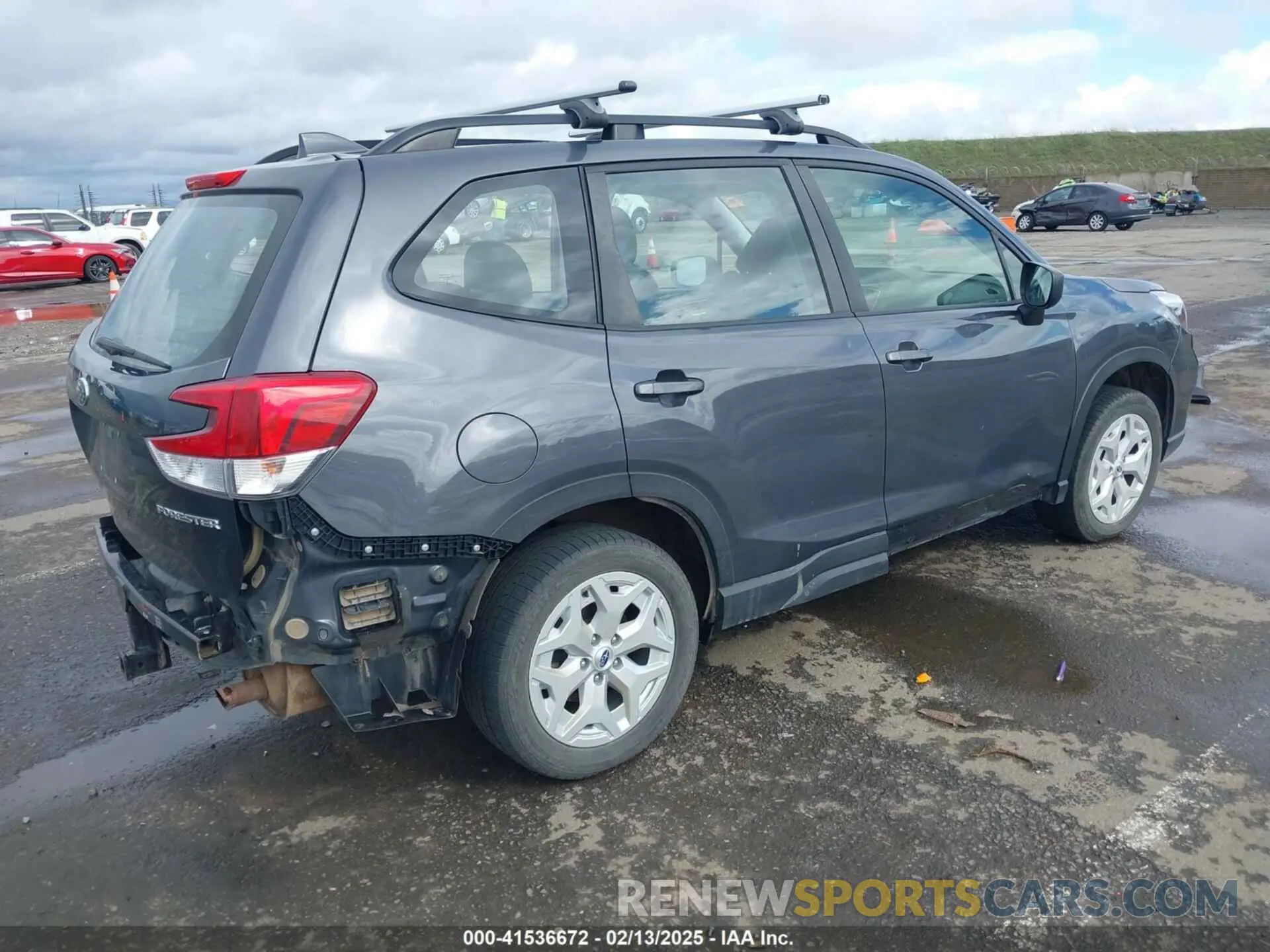 4 fotografías del automóvil dañado JF2SKADC6LH583825 SUBARU FORESTER 2020
