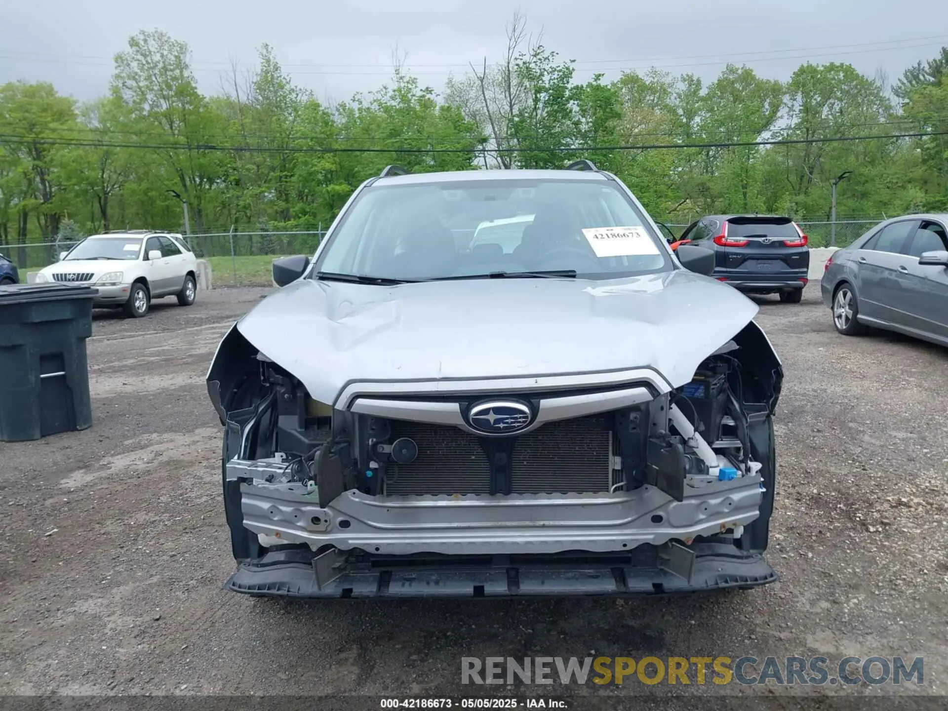 6 fotografías del automóvil dañado JF2SKADC7LH428166 SUBARU FORESTER 2020