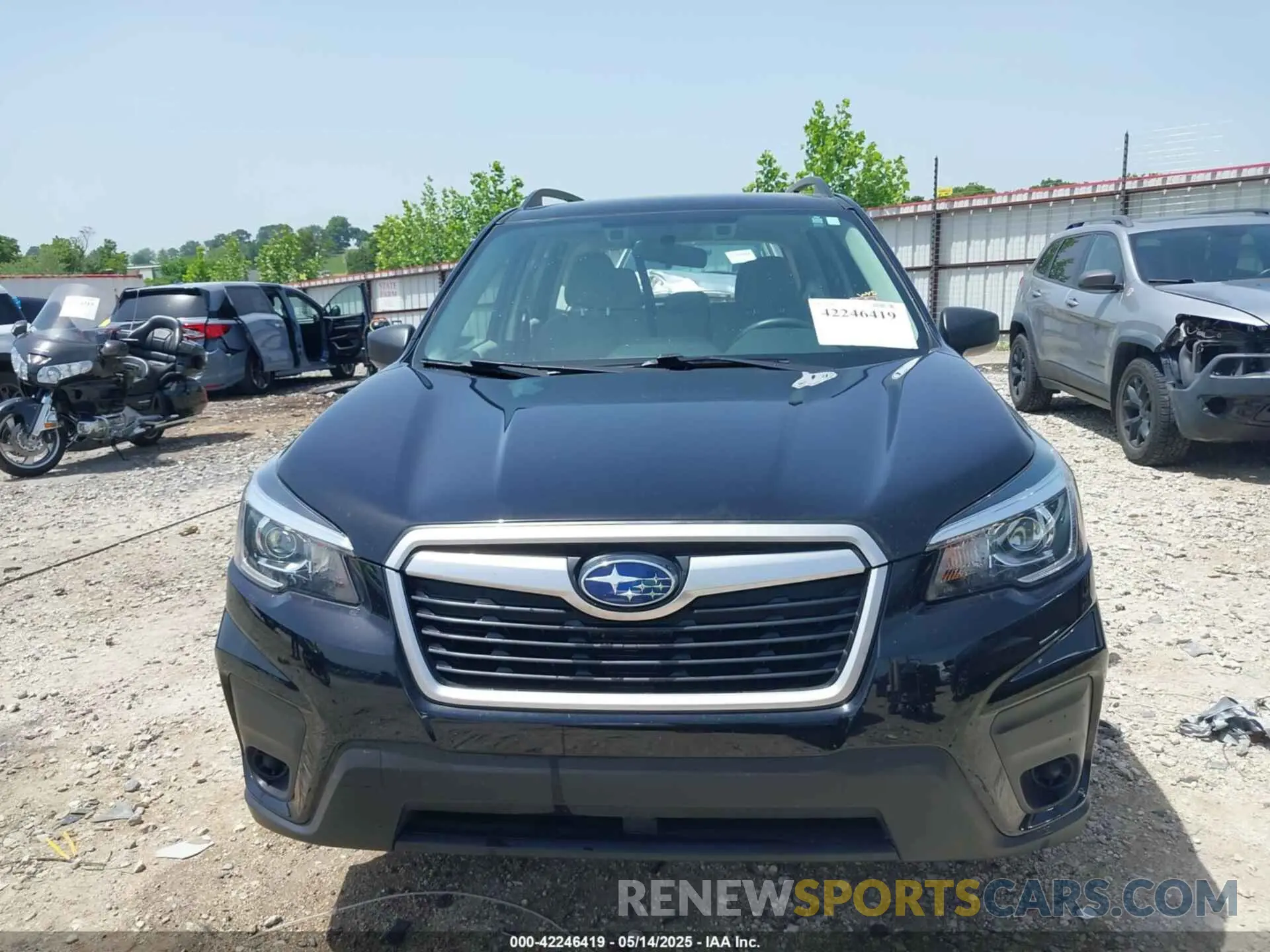 12 fotografías del automóvil dañado JF2SKADC7LH465766 SUBARU FORESTER 2020