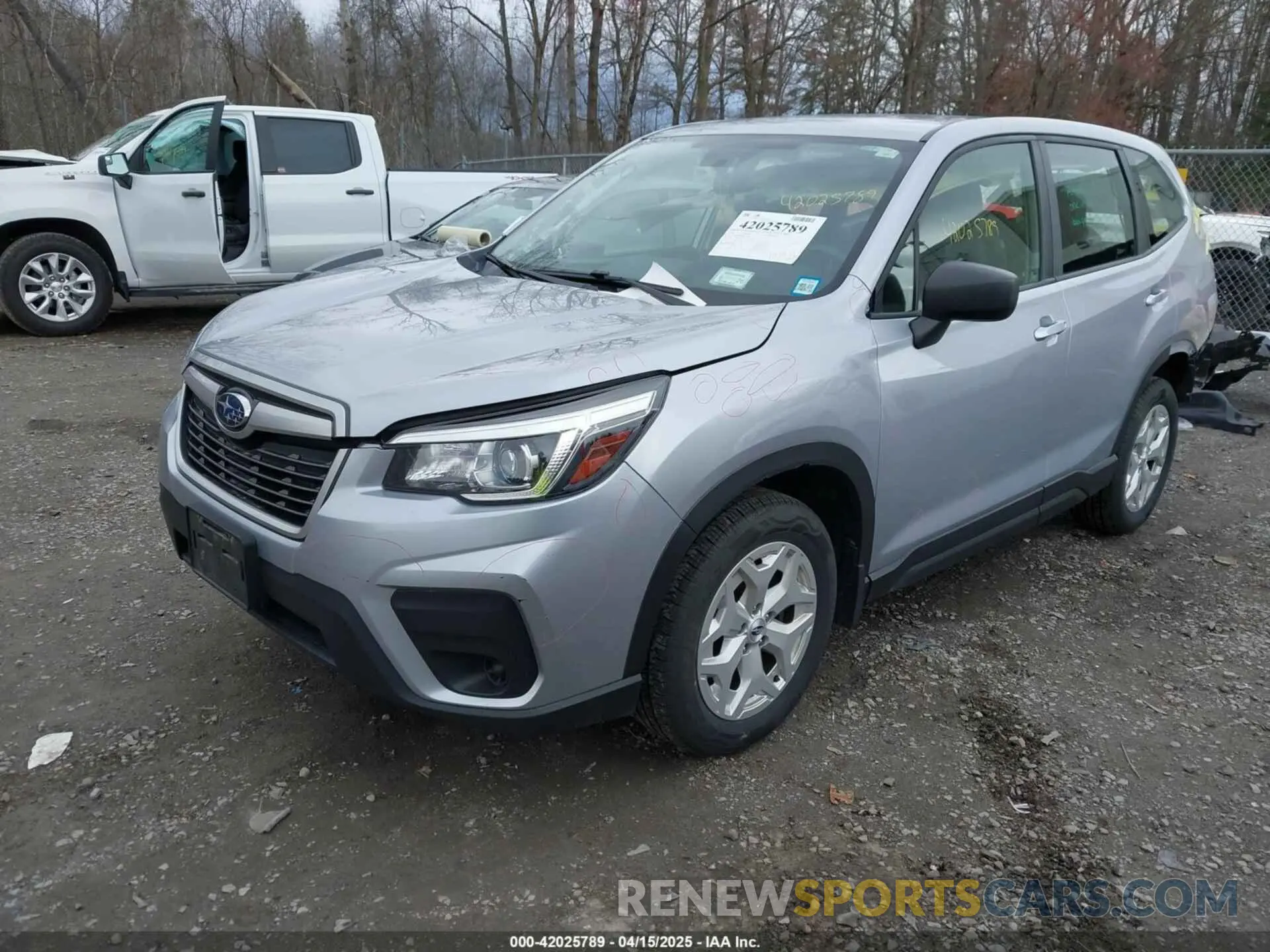 2 fotografías del automóvil dañado JF2SKADC7LH539526 SUBARU FORESTER 2020