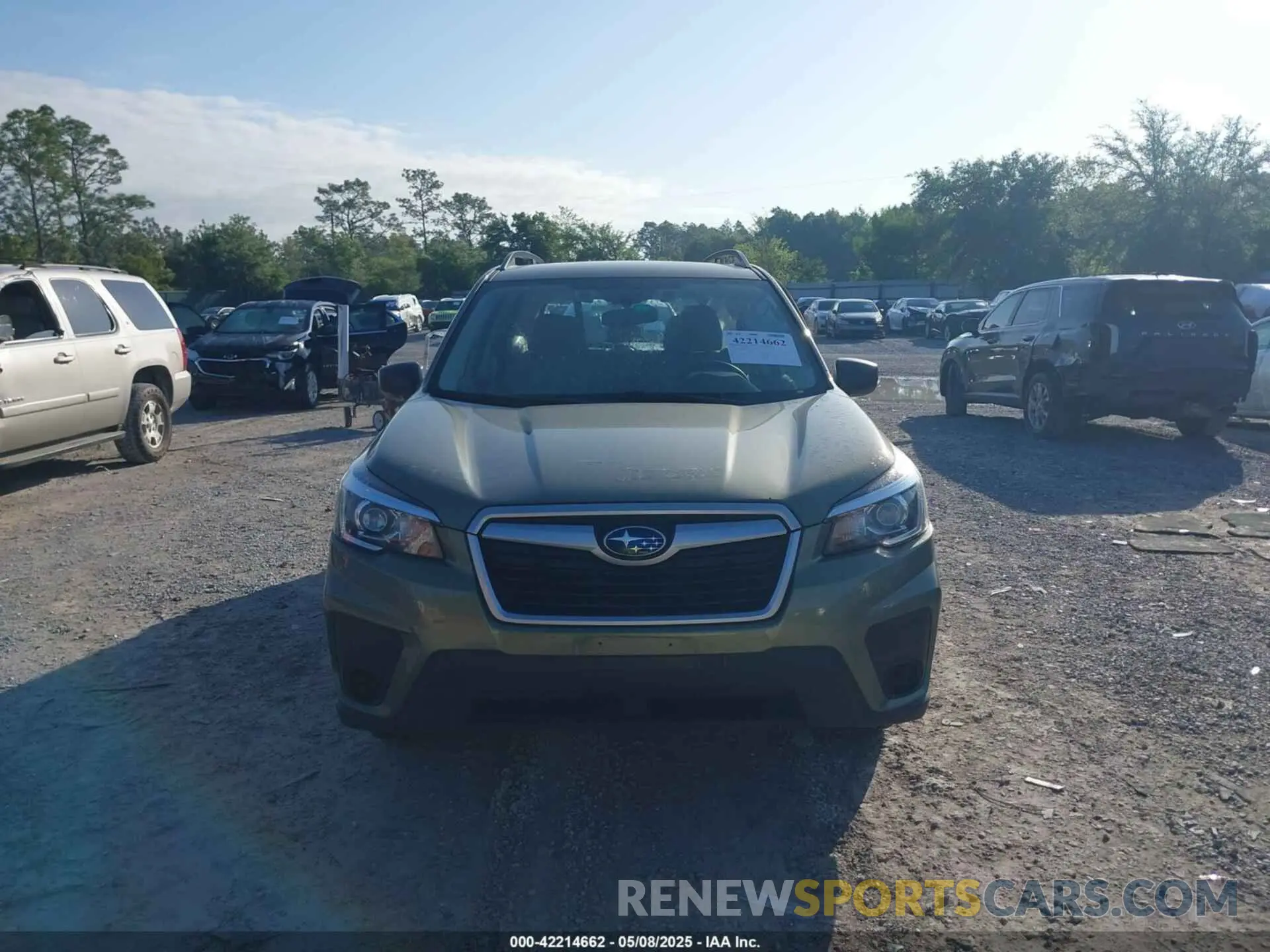 12 fotografías del automóvil dañado JF2SKADC9LH442053 SUBARU FORESTER 2020