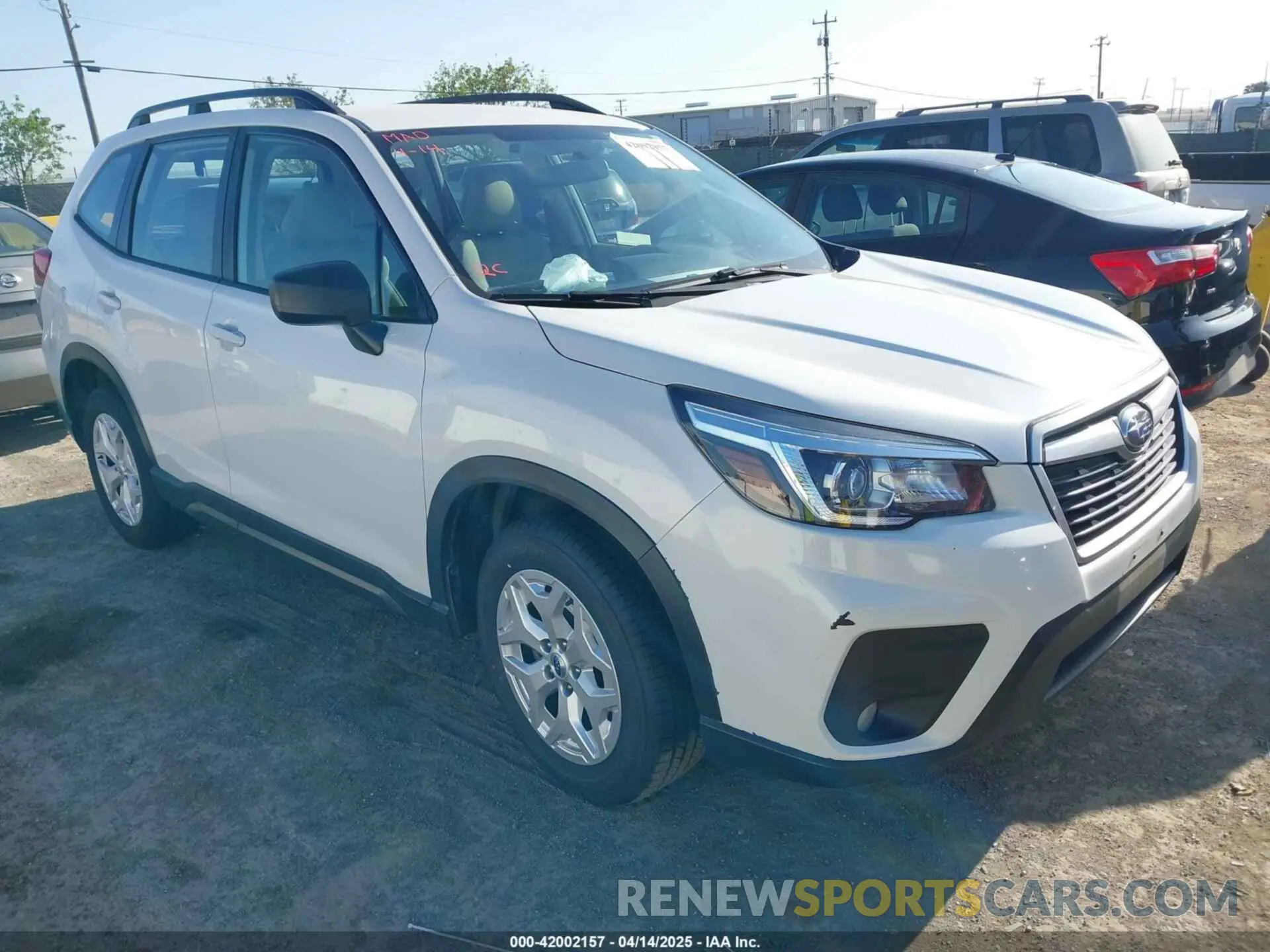 1 fotografías del automóvil dañado JF2SKADCXLH526608 SUBARU FORESTER 2020