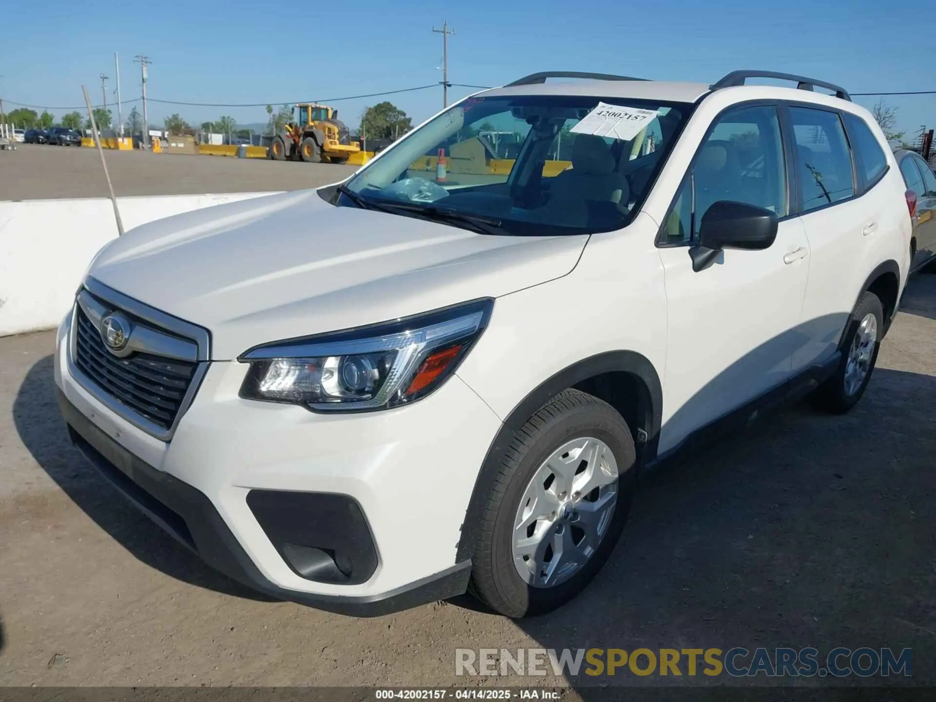 2 fotografías del automóvil dañado JF2SKADCXLH526608 SUBARU FORESTER 2020