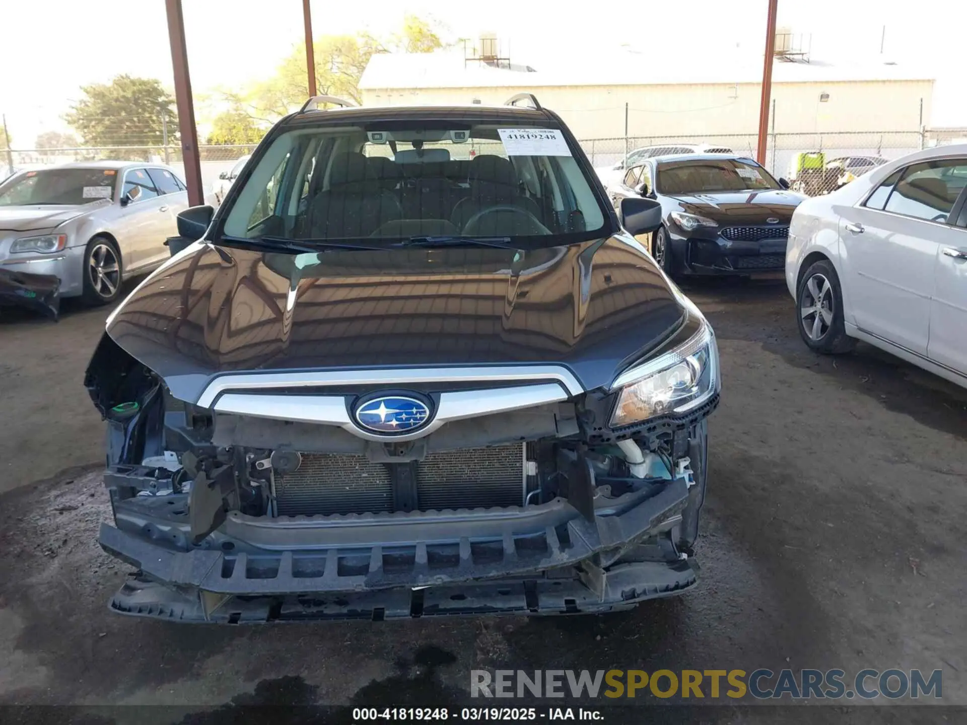 13 fotografías del automóvil dañado JF2SKADCXLH583732 SUBARU FORESTER 2020