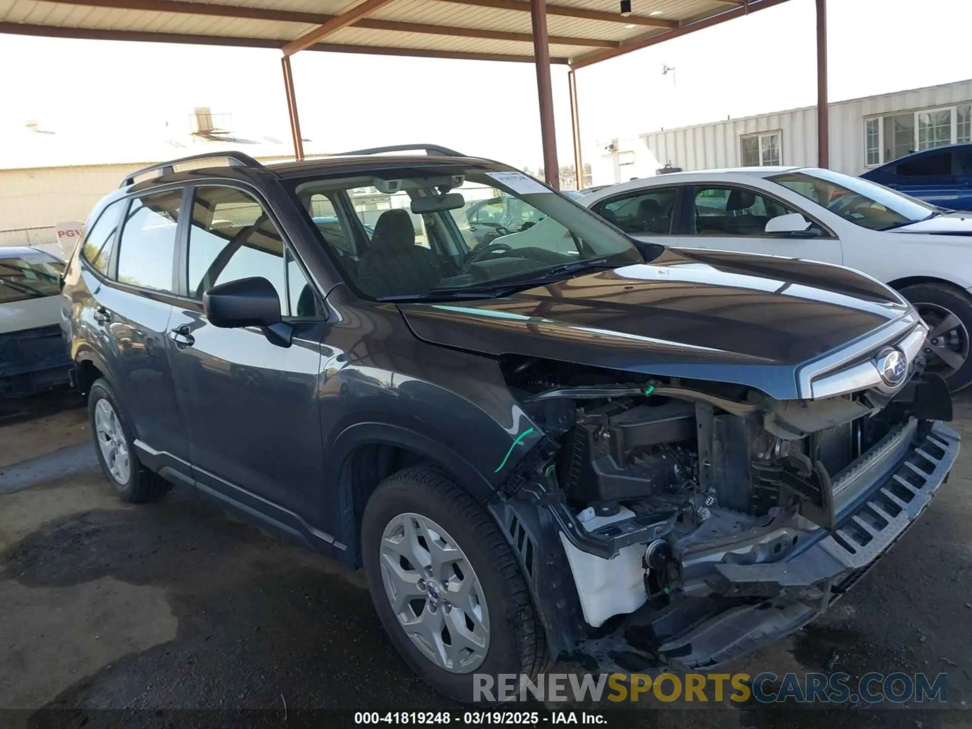 14 fotografías del automóvil dañado JF2SKADCXLH583732 SUBARU FORESTER 2020
