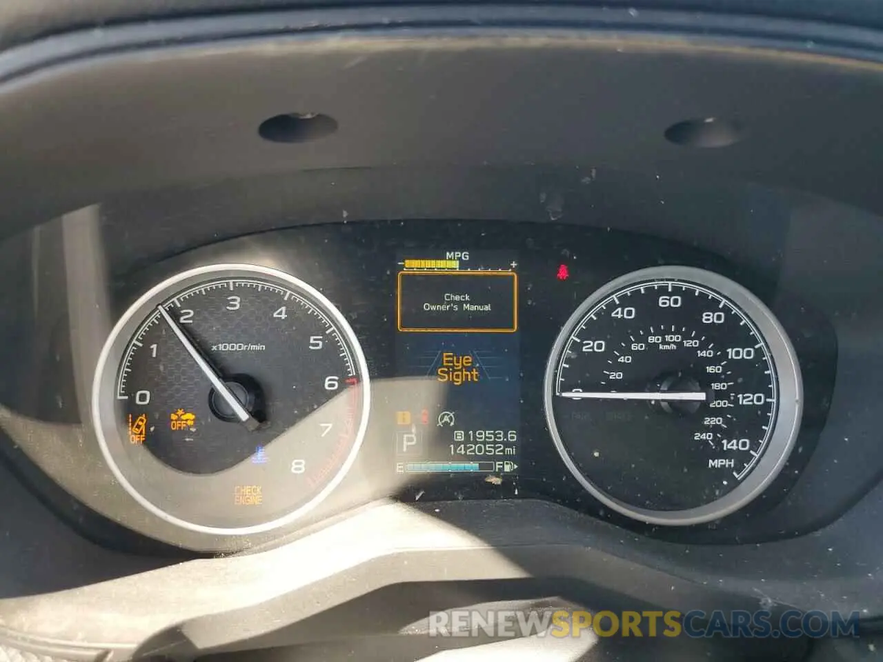 9 fotografías del automóvil dañado JF2SKAGC0LH467953 SUBARU FORESTER 2020