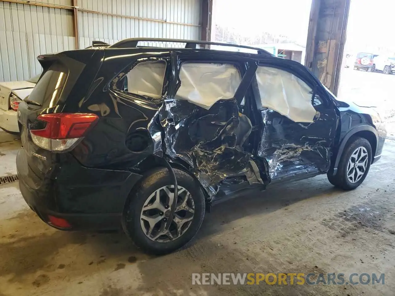 3 fotografías del automóvil dañado JF2SKAGC1LH508798 SUBARU FORESTER 2020