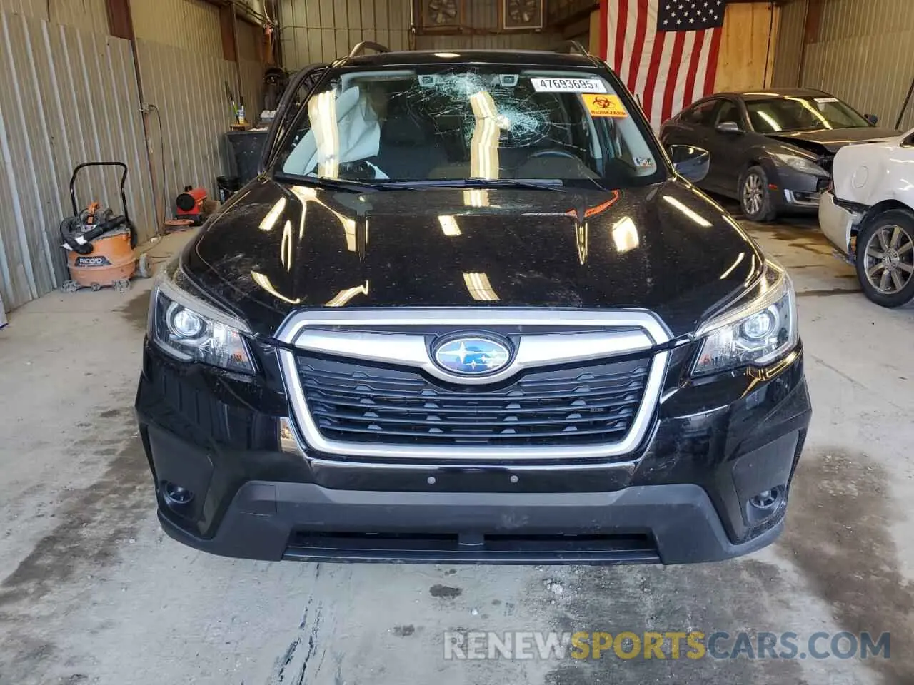 5 fotografías del automóvil dañado JF2SKAGC1LH508798 SUBARU FORESTER 2020