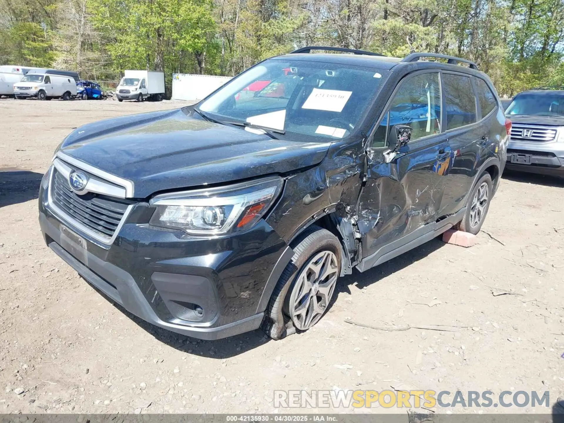 6 fotografías del automóvil dañado JF2SKAGC6LH435279 SUBARU FORESTER 2020