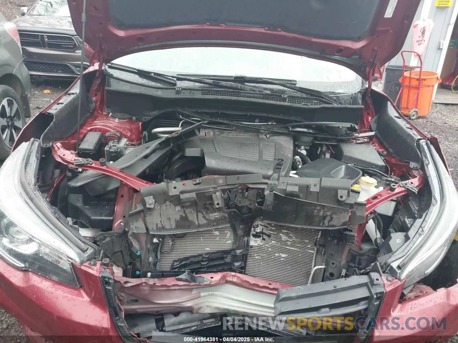 10 fotografías del automóvil dañado JF2SKAGC7LH479873 SUBARU FORESTER 2020