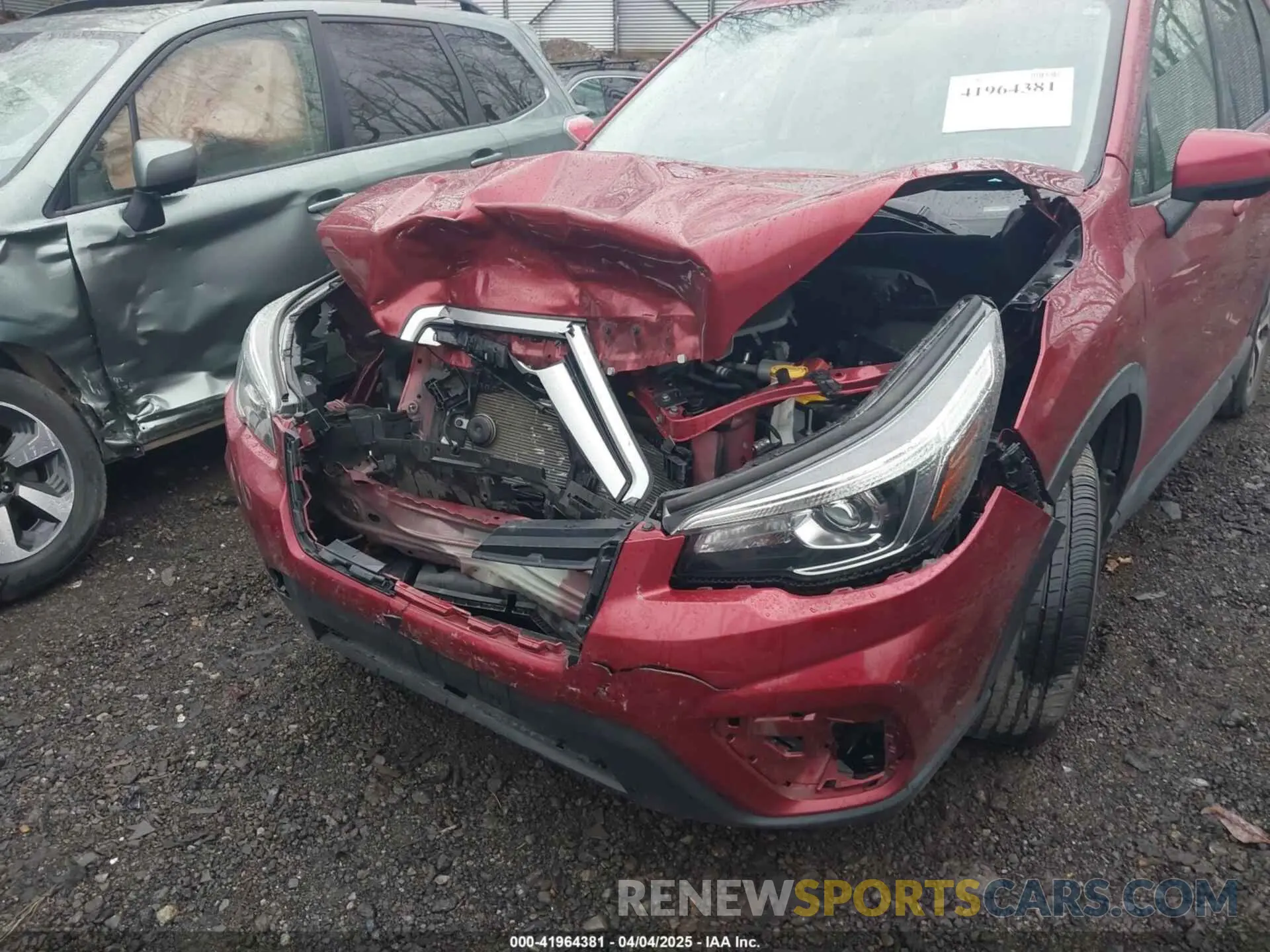 6 fotografías del automóvil dañado JF2SKAGC7LH479873 SUBARU FORESTER 2020