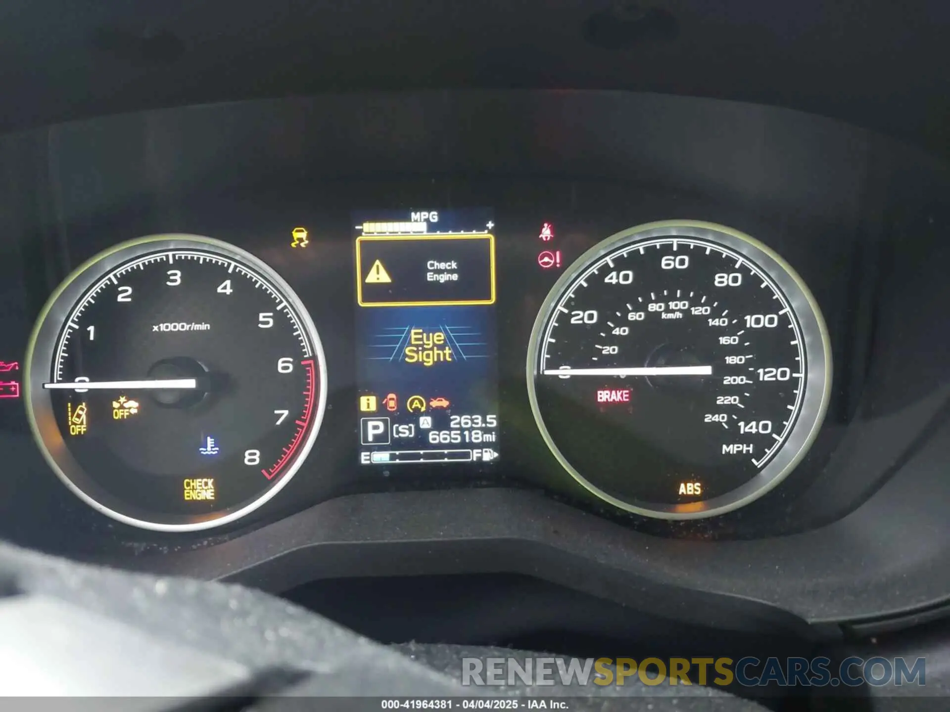 7 fotografías del automóvil dañado JF2SKAGC7LH479873 SUBARU FORESTER 2020
